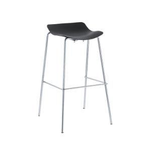 Factory Direct Black Plastic Seat Modern Leisure Dining Chair