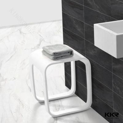 Custom Size Modern Bathroom Setting Stool with Artificial Stone Chair