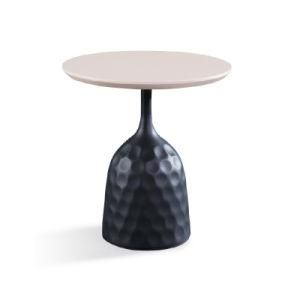 Trendy Round Wooden Corner Table for Modern Living Room (YR3415)