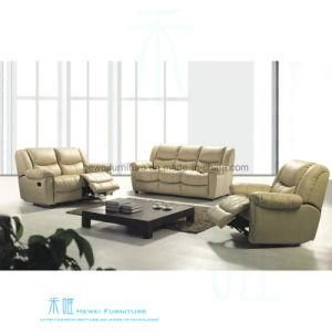 Modern Leather Recliner Sofa for Home Theater (DW-6011S)