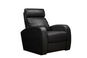 Black Color Leather Home Cinema Seating