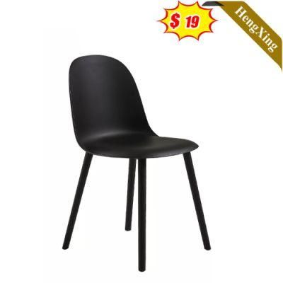 Latest Simple Style Computer Office PP Stacking Plastic Dining Arms Chair