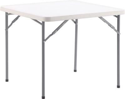 2.8ft Plastic Folding Square Table