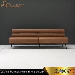 European Style Living Room Furniture Leather Sofa