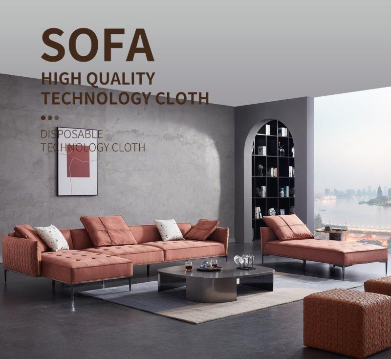2022 New Arrived High-End Science and Technology Cloth Sectional Sofa