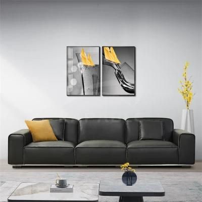 Modern Home Fabric Leather Couch for Living Room 2827