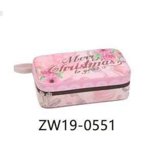 Custom Fashion Women Lady Portable Makeup Pouch Cosmeticbag Handbag