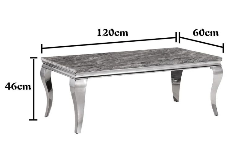 Modern Home Decoration Set Nordic Hot Selling Type Living Room Marble Coffee Table with Metal Luxury Legs