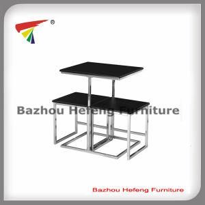 2017 Cheapest Hot Sell Square Shaped Glass Coffee Table (CT122)