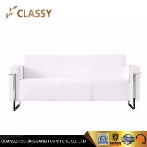 Solid and Comfortable Silver Stainless Steel Base Living Room Sofa