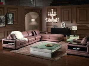 High Quanlity Living Room Corner Leather Sofa (MSF-08008)