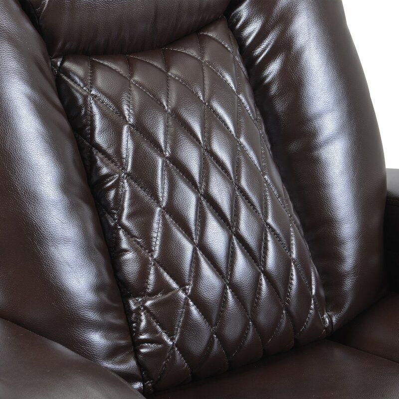 Jky Furniture Adjustable Leather Home Theater Power Recliner Chair with Customerized Functions