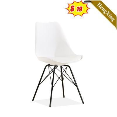 Modern Restaurant Furniture Leisure Banquet Soft Faux PU Leather Dining Chair with Metal Legs