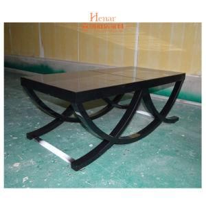 Modern Rectangle Solid Wood Hotel Living Room Coffee Table