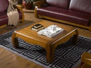 Antique African Red Walnut Furniture, Solid Wood Coffee Table