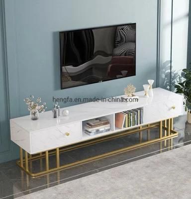 Manufacturer Living Room Wall Corner Metal Frame TV Stand Cabinet