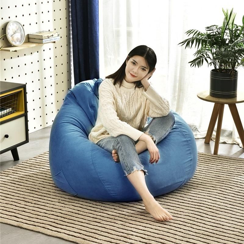 Leisure Fluffy Comfortable Coffee Lazy Lounger Bean Bag Sofa Chair