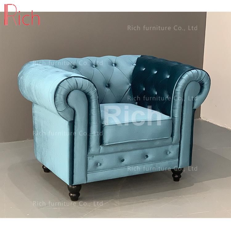 Fabric Chesterfield Sofa for Living Room