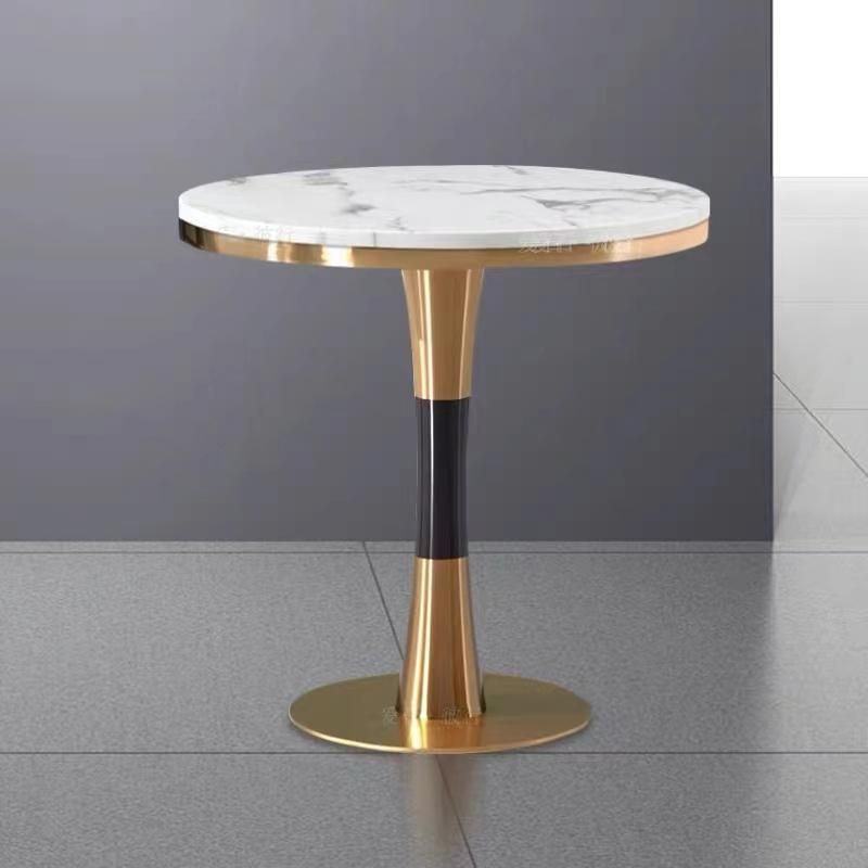 Luxury Gold Stainless Steel Coffee Table End Table for Living Room