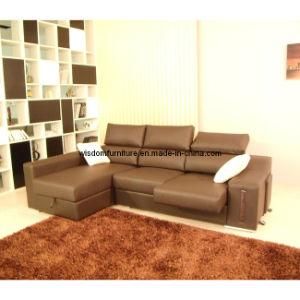 Modern Living Room Sofa, Corner Sofa with Storage (WD-6428B)