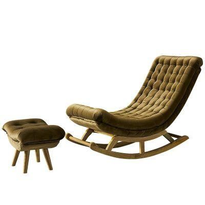2021 Wooden Sitting Room Rest High Quality Rocking Chair