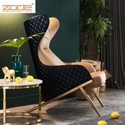 Zode Elegant Modern Soft Seating Living Room Lounge Arm Chair for Home Furniture