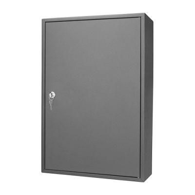 Black 200 Position Key Cabinet with Keyed Lock and 200 Key Tags Wall Mounted Large Steel Key Lock Box