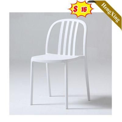 Modern Luxury Popular PP Plastic Stacking Durable Colorful Cafe Living Room Chairs