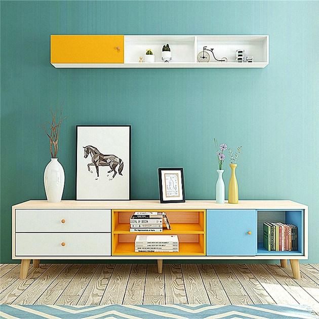 Moden Design TV Cabinet Wooden Wall Mount Cabinet