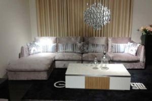 Fabric Sofa Design, Fabric Conner Sofa; Modern Fabric Sofa 955#