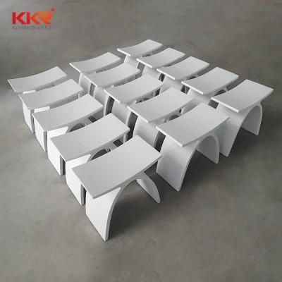 Wholesale Stock Model Modern Design Bathroom Solid Surface Stool