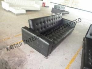 PVC Black Folded Popular Sofa Bed