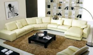 Modern Leather Corner Sofa (S6391)