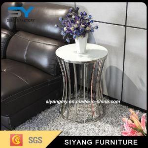 Hot Sale Glass Top Corner Sofa Side Table