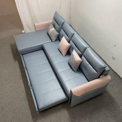 Sofa Bed Living Room Light Luxury Corner Technology Cloth Sofa