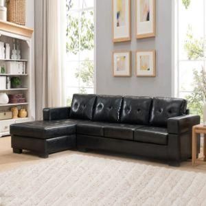 Modern Furniture Sectional Sofa Set Designs L Shape Corner Leather Sofa