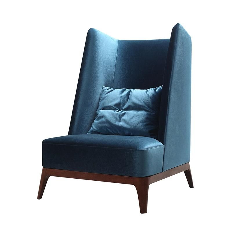 Modern Fabric Chair Home Furniture Living Room Relax Chair with Stool