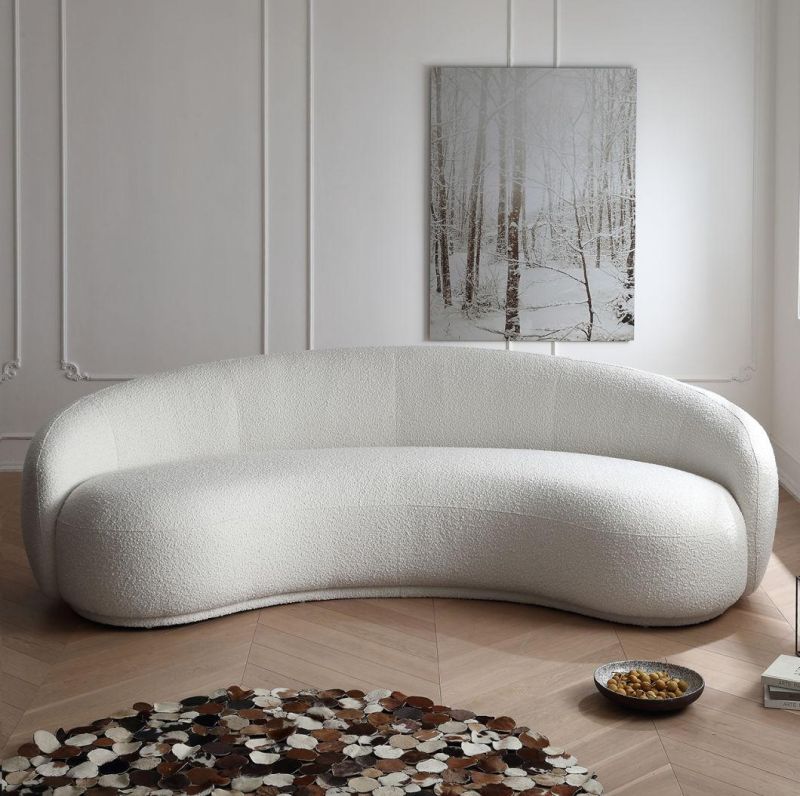 Kagan Fabric Curved Sofa Wholesale Upholstery Fabric Sofa