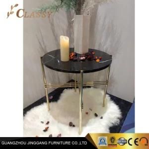 Rounded Modern Living Room Side Table Marble Table