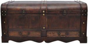 Antique Vintage Style Storage Box Trunk