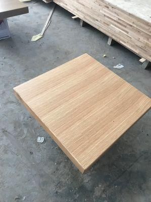 White Oak Wood Veneer Rustic Style Coffee Table Top 30X30inch