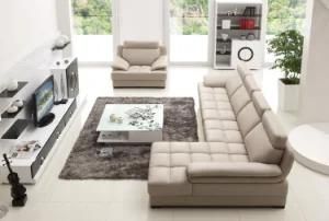 Modern Genuine Leather Sofa for Living Room Furniture (931)