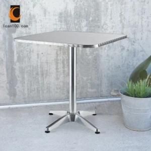 Light Weight Outdoor Commercial HPL Compact Diner Coffee Restaurant Shop Table (DR-201)