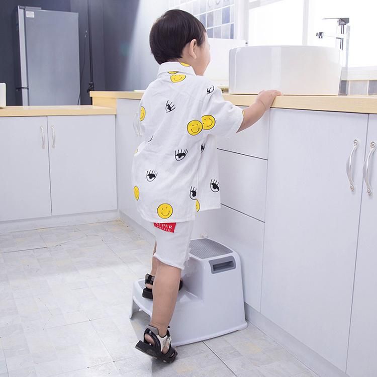 Children′ S Footstool Baby Step Stool Stair Stool Anti-Slip Hand Washing Board