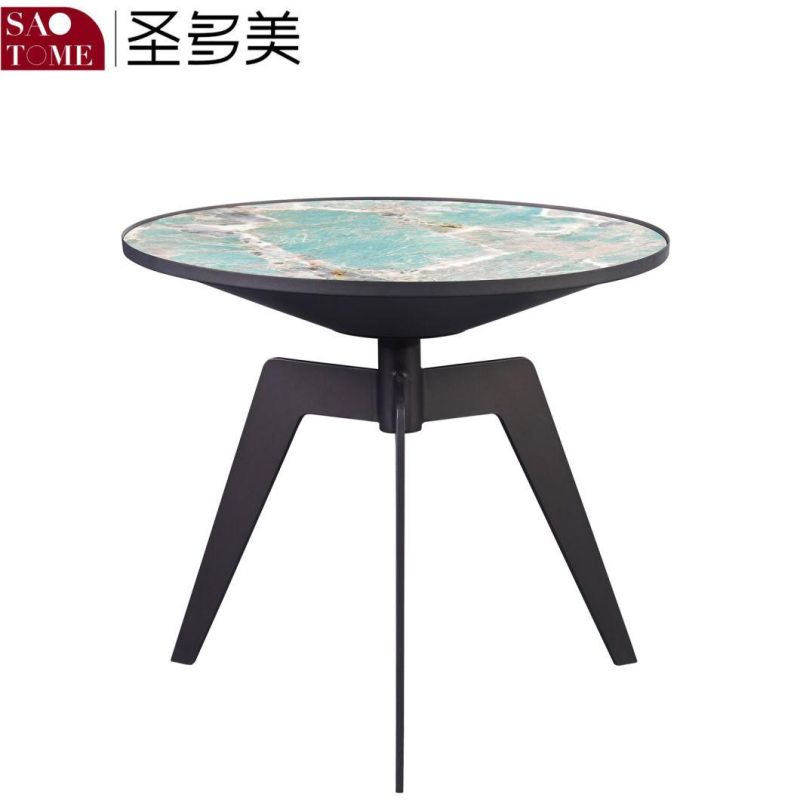 Modern Practical Hotel Living Room Furniture Wooden Round Table