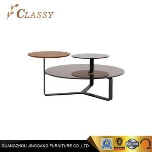Tempering Glass Top Living Room Coffee Table in Different Pattern