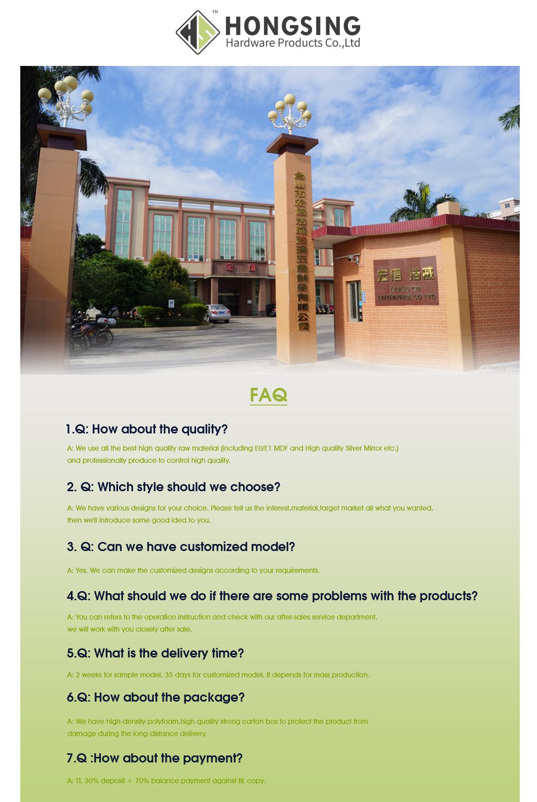 Widely Used Tempered Glass Hotel Furniture with ISO Certification