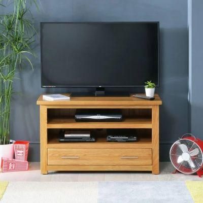 Solid Oak Small TV Unit - up to 45&quot; TV Size for Bar, Hotel, Living Room, Dining Room, Bedroom