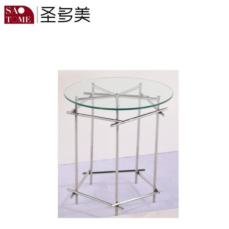 Modern Simple and Fashionable Living Room Furniture Rectangular Glass Coffee Table