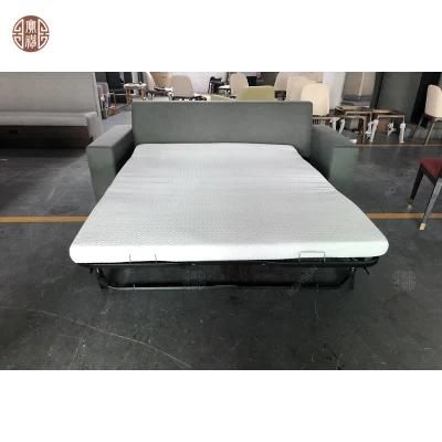 Folding Sofa Bed Modern 2 Seater Fabric Sofa for Customization